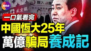 【一口气看完】恒大倒台始末，25年历史，经历4起4落，恒大如何演变成万亿级庞氏骗局？