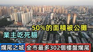 烂尾之城在这里，传说共302个楼盘烂尾|千万人口的四线城市，大概率买到烂尾楼|50%的公摊面积再创世界之最，110平米的房子实际只有60平|房子墙体面积超厚|#公摊面积#融创#南阳烂尾之城#cc