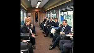 史上最弱势的中国总理！李强混成这样：被这国总统在火车上打发。美日代表团抵台祝贺。土共抗议五十多国，忙疯了！报复来了，操纵瑙鲁同台湾断交，大撒币