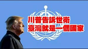 川普告诉世卫：台湾就是一个国家。2026.01.28NO3280#世卫组织#台湾