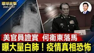 美官员证实何卫东落马，北京回应；舞蹈史诗，人类财富，华人盛讚神韵！大陆中医师揭今年疫情，令人恐怖；美防长首访印太，聚焦共同威慑中共【#环球直击】| #新唐人电视台 2025-03-27