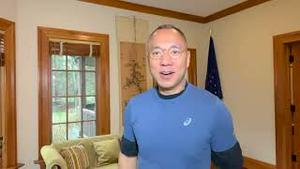 2022年4月12日 文贵Gettr ：尊敬的战友们好，今天是新中国联邦……开天辟地的．重要的一天！