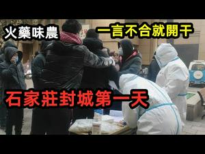 河北石家庄封城第一天，全部小区排队检测|几乎所有路人消失，马路上非常空旷|#石家庄#最新消息#CC subtitles added中英双字